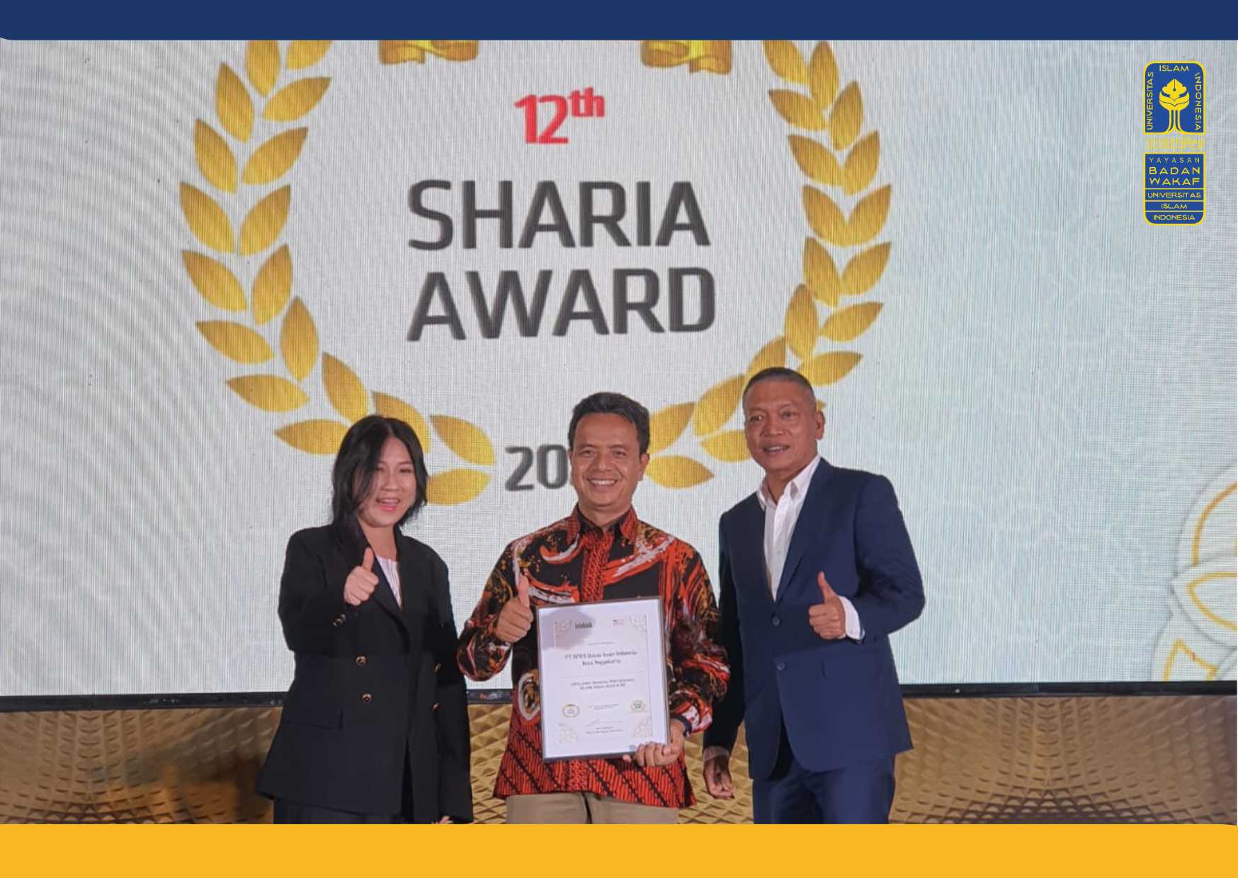 Bpr Syariah Uii Raih Penghargaan Infobank Award Yayasan Badan